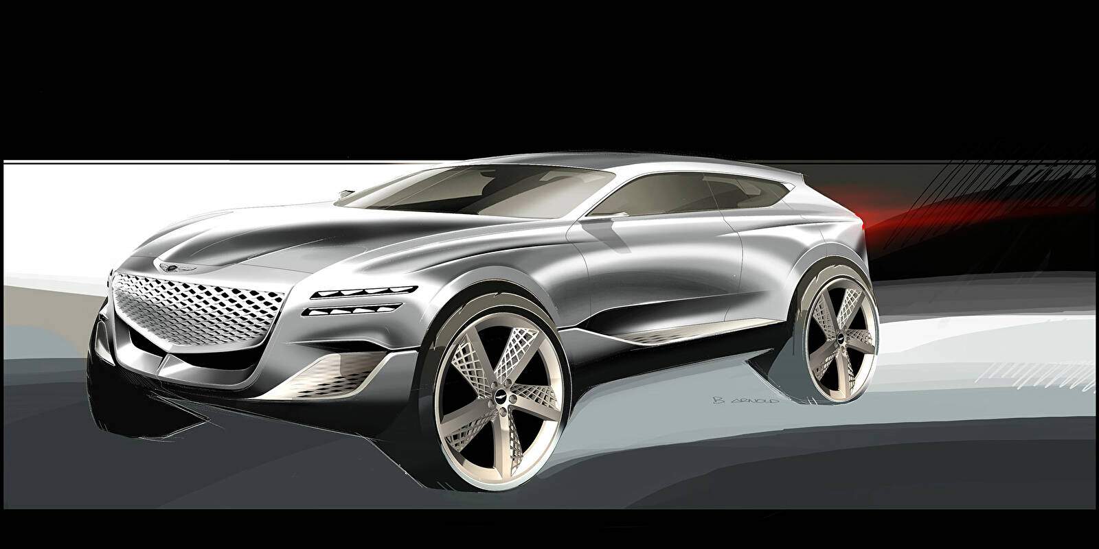 Genesis GV80 Fuel Cell Concept (2017),  ajouté par fox58