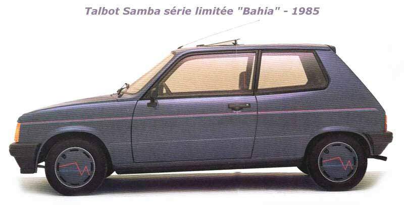 Talbot (PSA) Samba 1.1 « Bahia » (1985),  ajouté par fox58