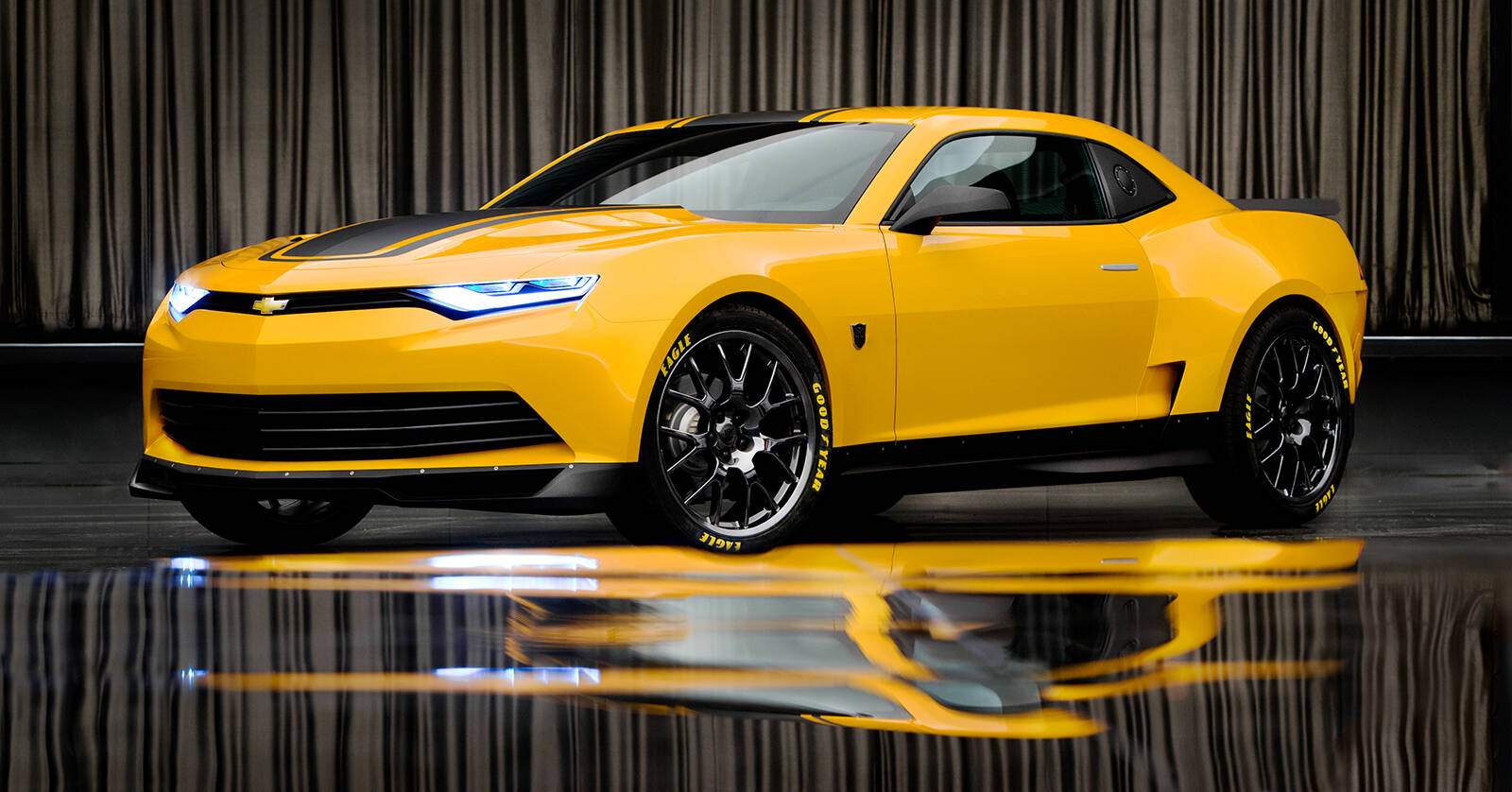 Voitures de films : Chevrolet Camaro "Bumblebee" Concept (2014),  ajouté par fox58