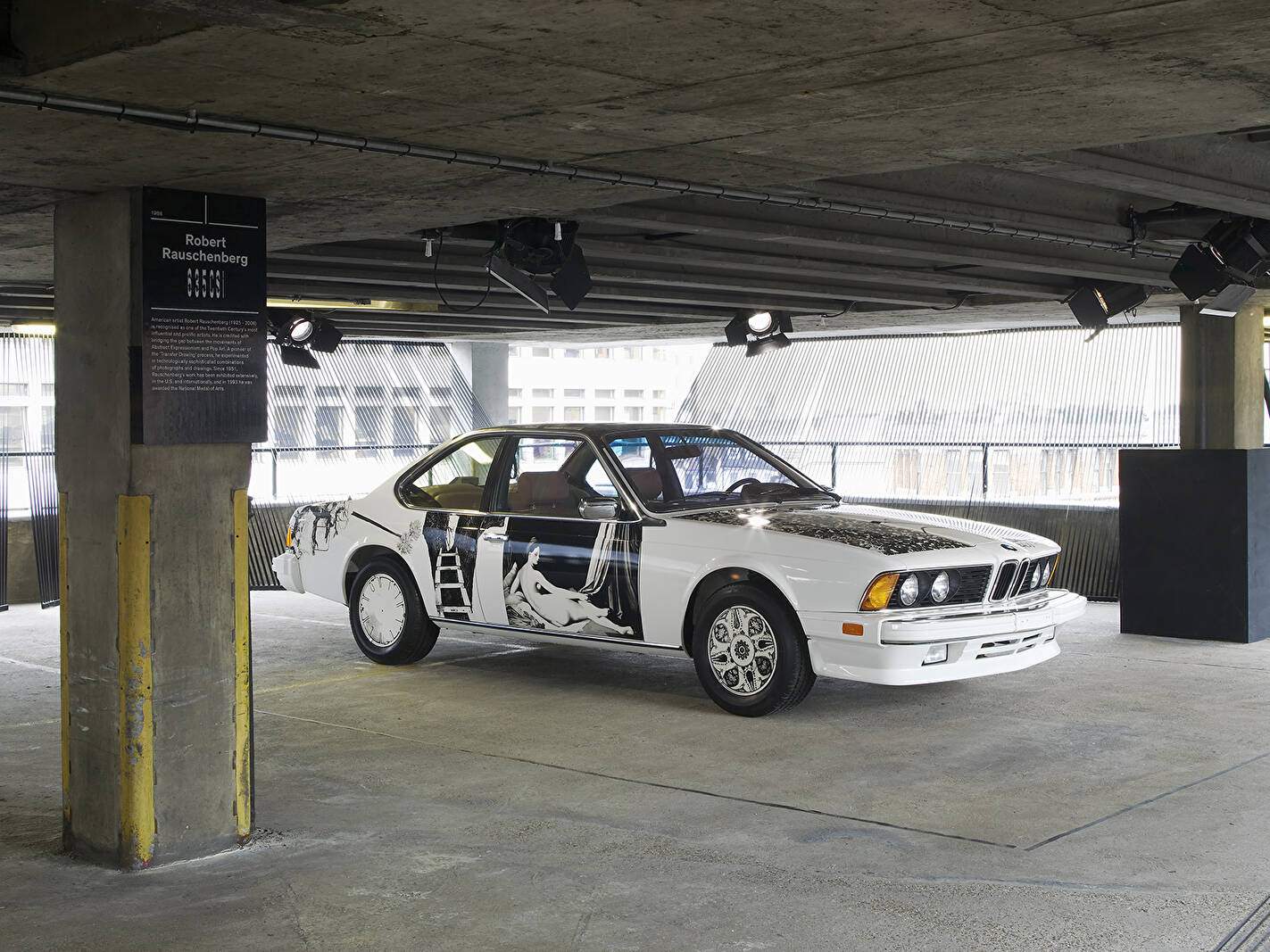 BMW 635Csi (E24) « Art Car by Robert Rauschenberg » (1986),  ajouté par fox58