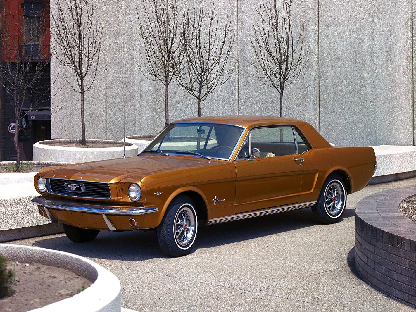 Ford Mustang Hardtop 289ci 205 « Anniversary Gold Edition » (1966),  ajouté par fox58