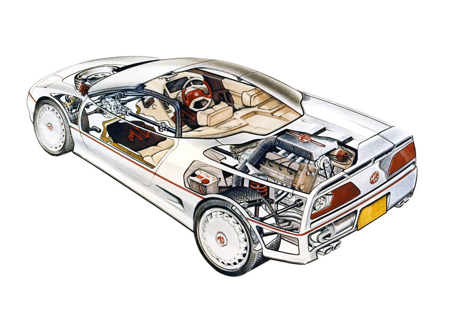 MG EX-E Concept (1985),  ajouté par fox58
