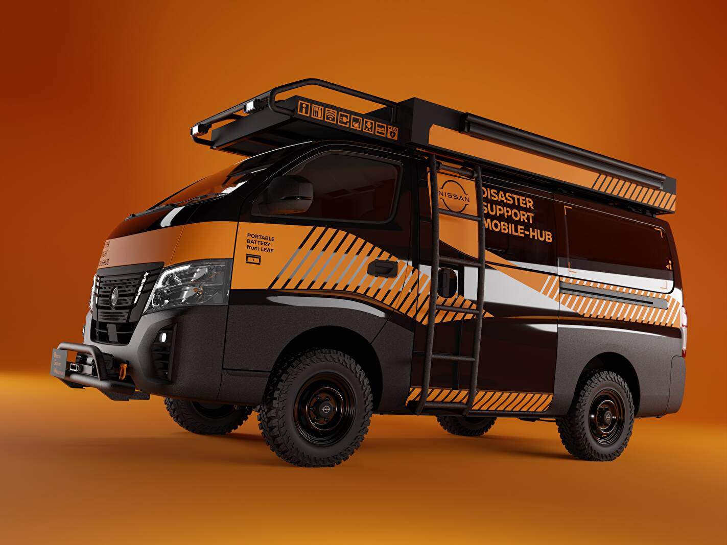 Nissan Caravan Disaster Support Mobile-Hub (2024),  ajouté par fox58