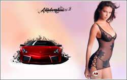 Lamborghini & Sexy Girl - Adriana, ajouté; par MissMP