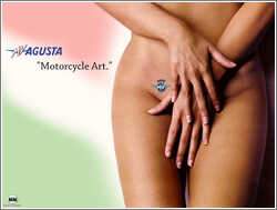 MV Agusta - Slogan "Motorcycle Art." - Sexy Girl, ajouté; par MissMP
